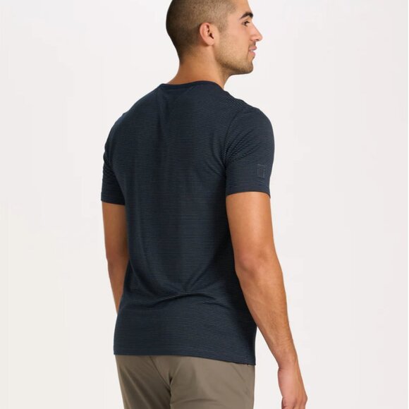 Vuori Mens Linear Tech Tee Ink L - Picture 2 of 12